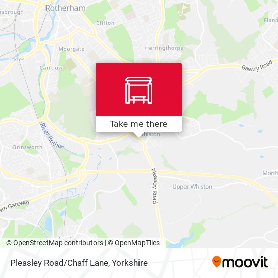 Pleasley Road/Chaff Lane map