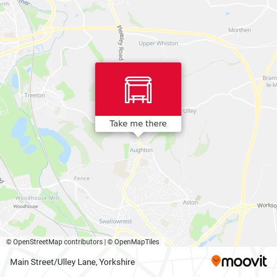 Main Street/Ulley Lane map