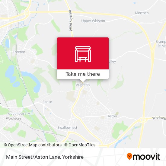 Main Street/Aston Lane map