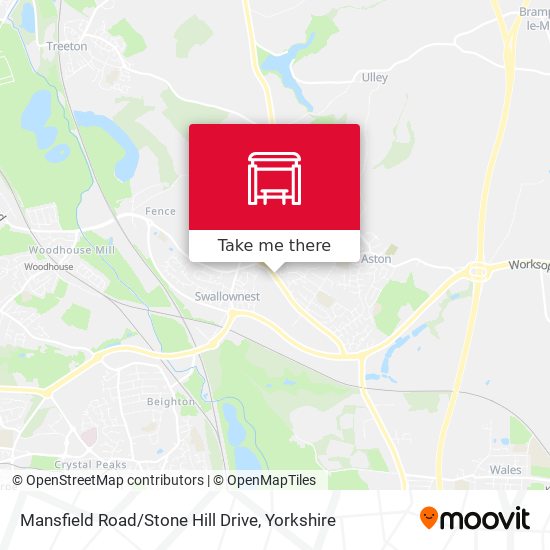 Mansfield Road / Stone Hill Drive map
