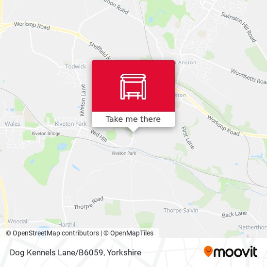 Dog Kennels Lane/B6059 map