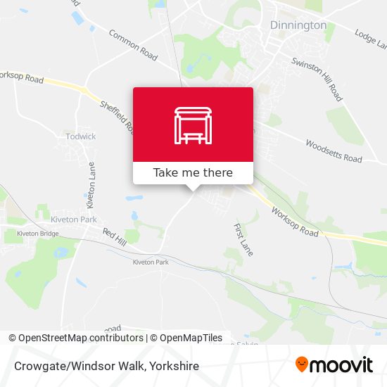 Crowgate/Windsor Walk map