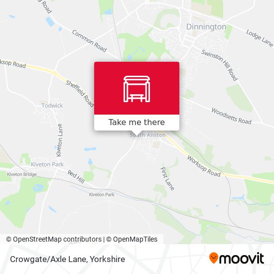 Crowgate/Axle Lane map