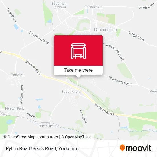 Ryton Road/Sikes Road map