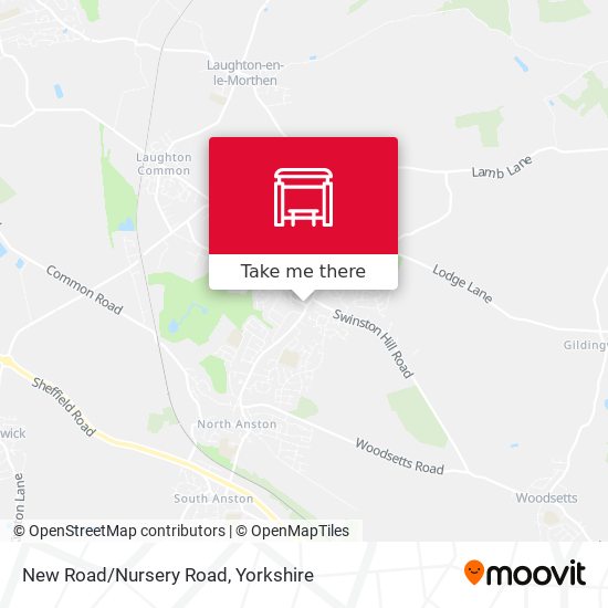 New Road/Nursery Road map