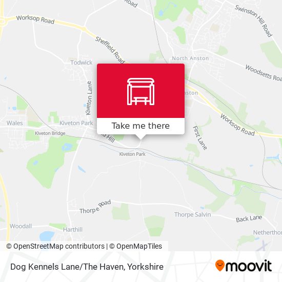 Dog Kennels Lane/The Haven map