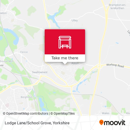 Lodge Lane/School Grove map