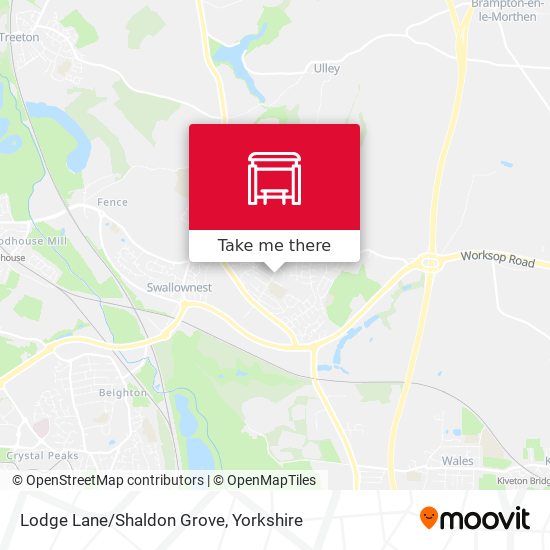 Lodge Lane/Shaldon Grove map
