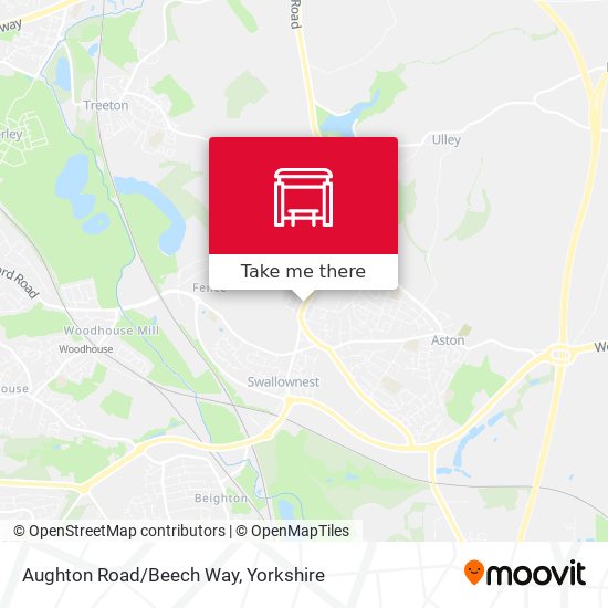 Aughton Road/Beech Way map