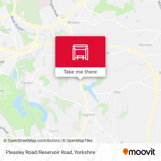 Pleasley Road/Reservoir Road map