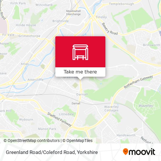 Greenland Road/Coleford Road map