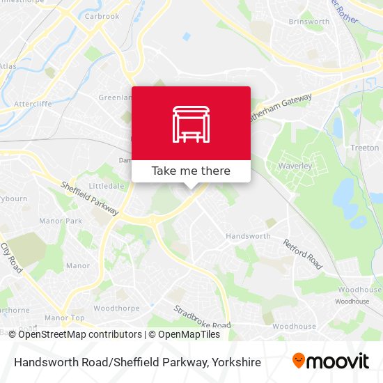 Handsworth Road / Sheffield Parkway map