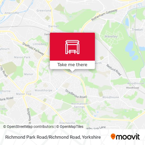 Richmond Park Road / Richmond Road map