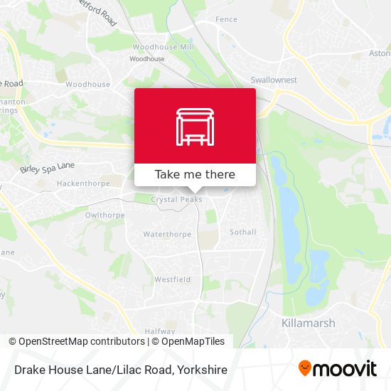 Drake House Lane/Lilac Road map