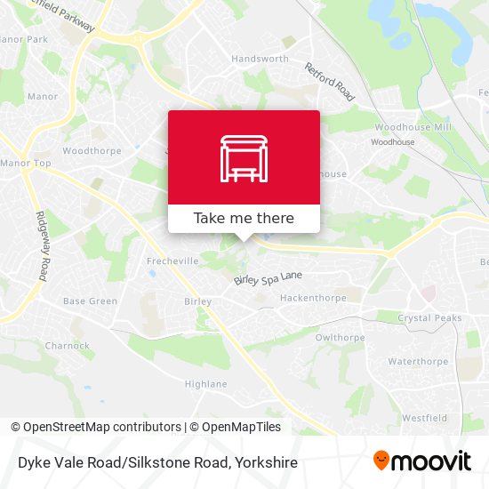 Dyke Vale Road/Silkstone Road map