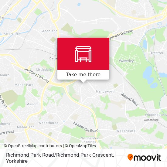 Richmond Park Road / Richmond Park Crescent map