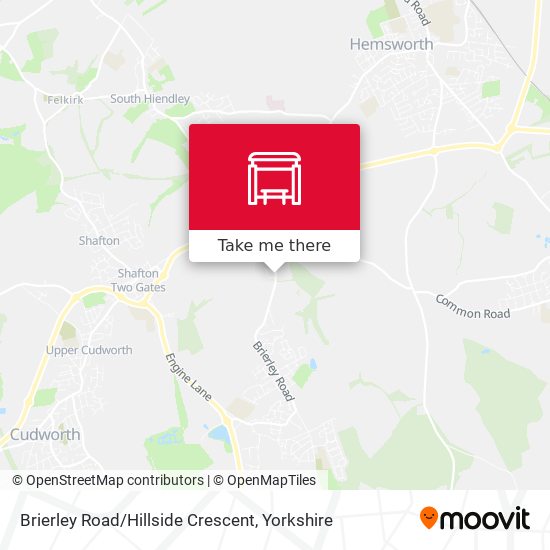 Brierley Road / Hillside Crescent map