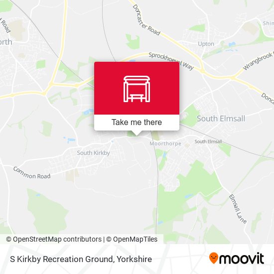 S Kirkby Recreation Ground map