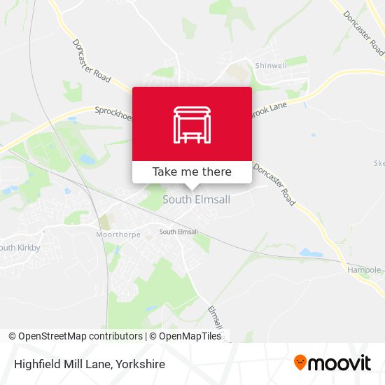 Highfield Mill Lane map