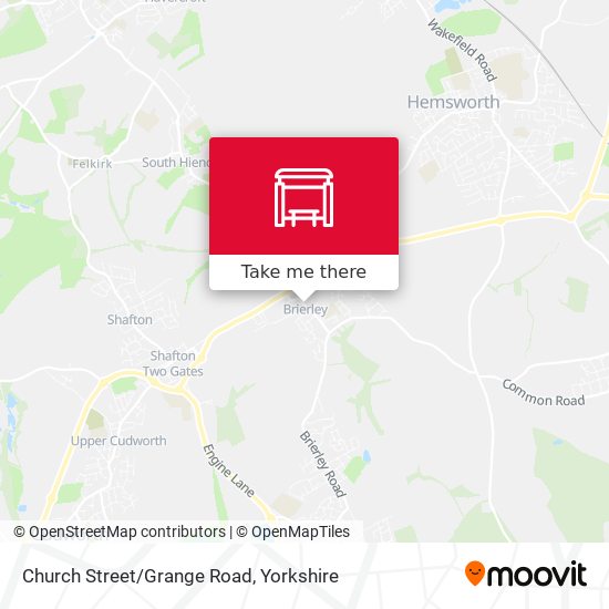 Church Street/Grange Road map