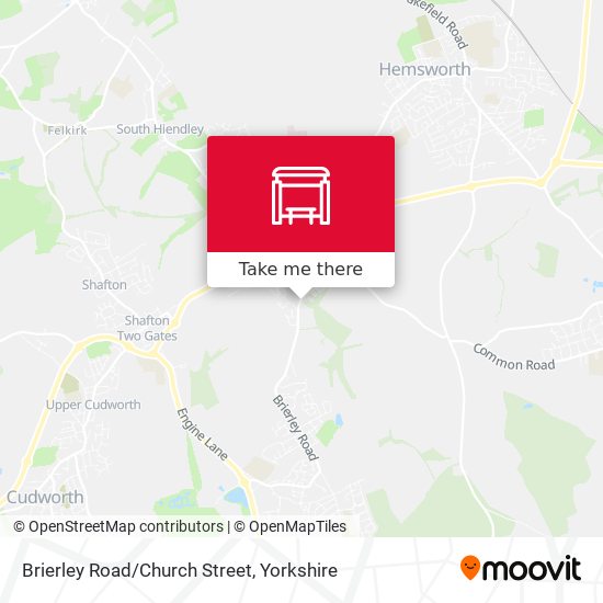 Brierley Road/Church Street map