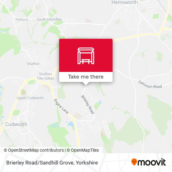 Brierley Road/Sandhill Grove map