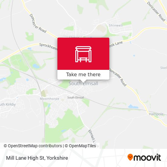 Mill Lane High St map