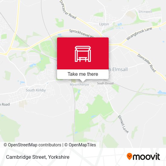 Cambridge Street map