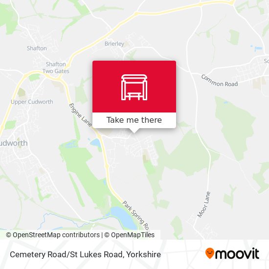 Cemetery Road/St Lukes Road map