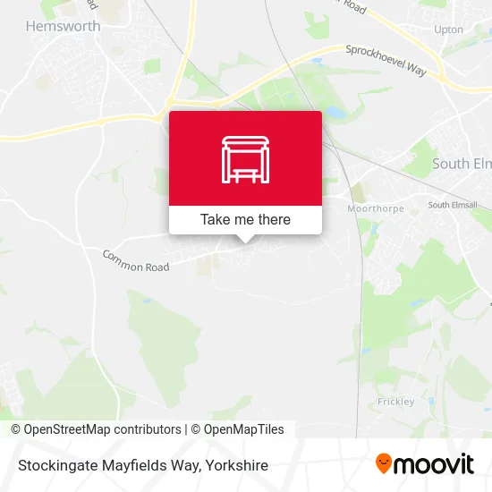 Stockingate Mayfields Way map