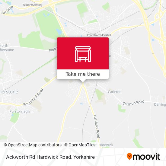 Ackworth Rd Hardwick Road map