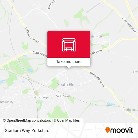 Stadium Way map