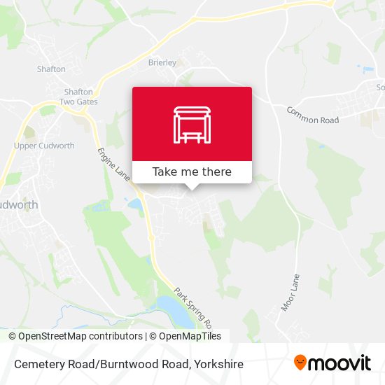 Cemetery Road/Burntwood Road map
