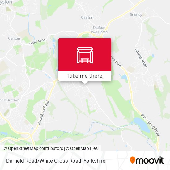 Darfield Road/White Cross Road map