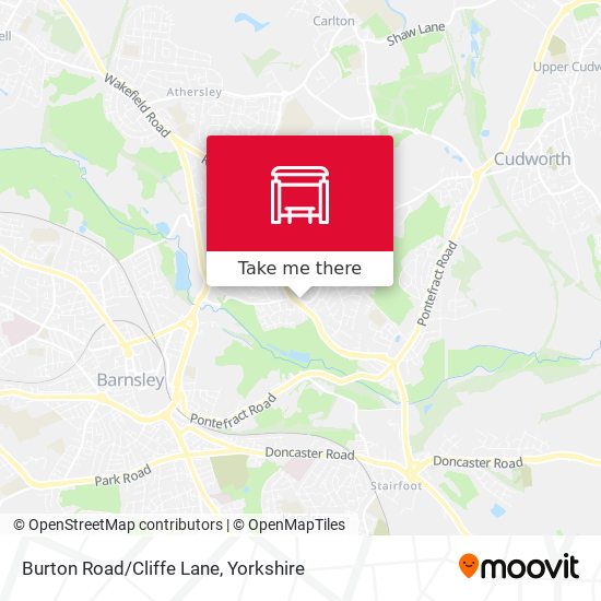 Burton Road/Cliffe Lane map
