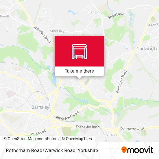 Rotherham Road/Warwick Road map