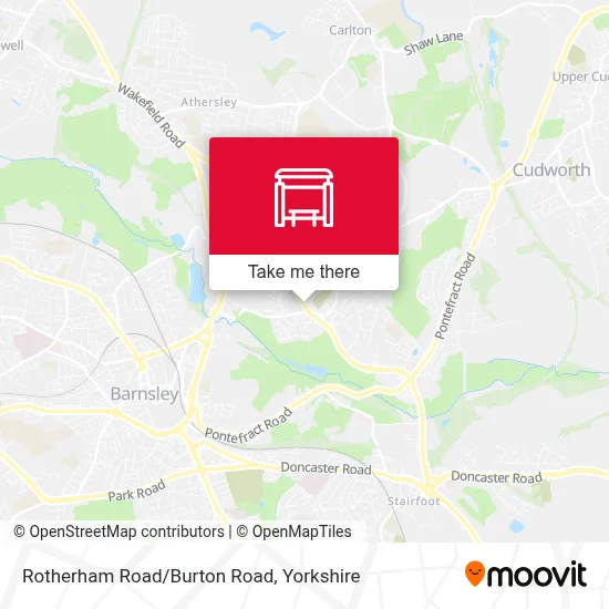 Rotherham Road/Burton Road map