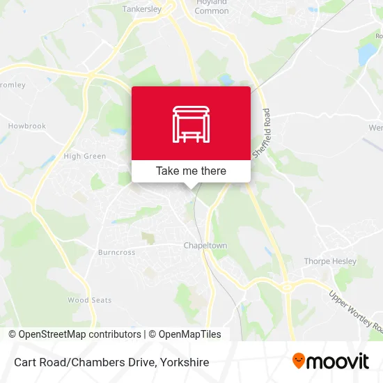 Cart Road/Chambers Drive map