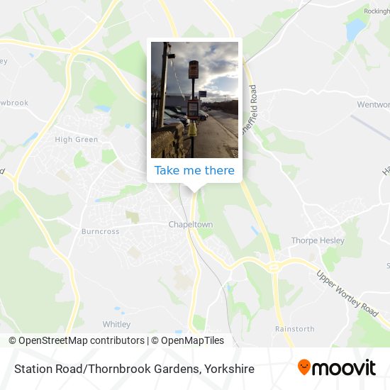 Station Road / Thornbrook Gardens map