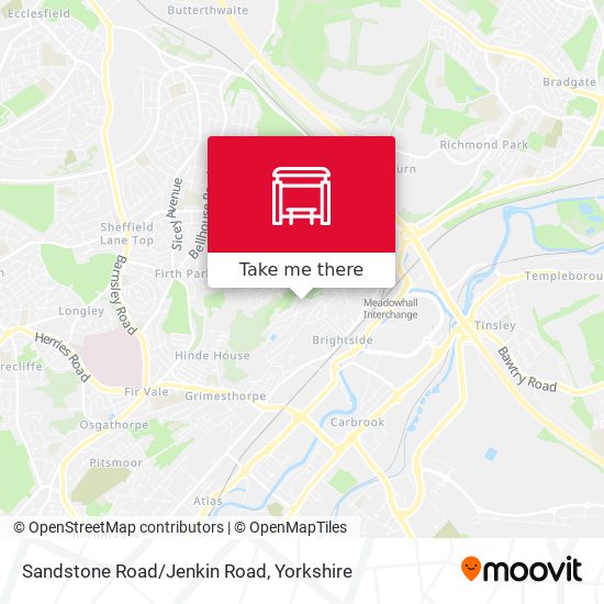 Sandstone Road/Jenkin Road map