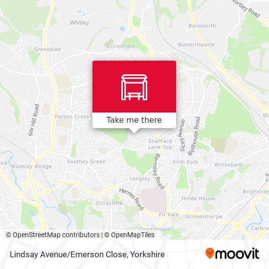 Lindsay Avenue/Emerson Close map