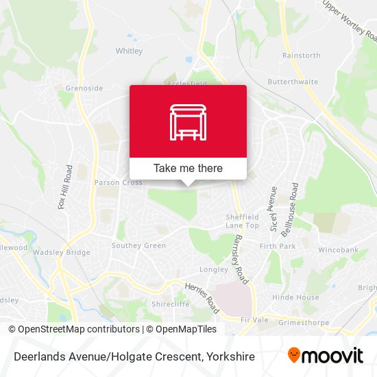 Deerlands Avenue / Holgate Crescent map