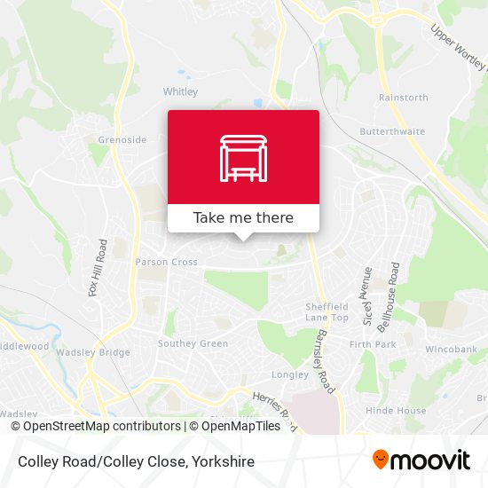 Colley Road/Colley Close map