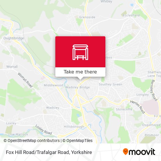 Fox Hill Road/Trafalgar Road map