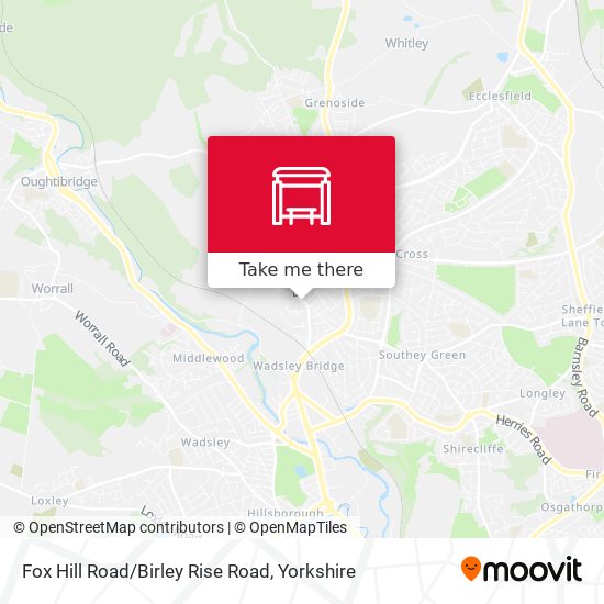 Fox Hill Road/Birley Rise Road map