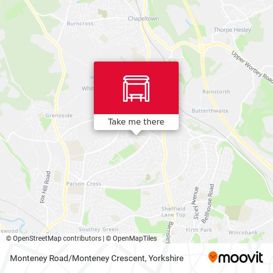 Monteney Road / Monteney Crescent map
