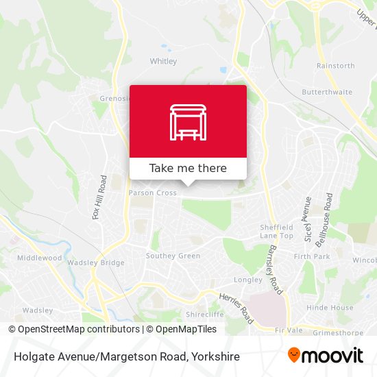 Holgate Avenue/Margetson Road map