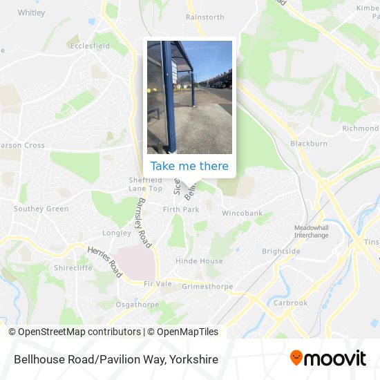 Bellhouse Road/Pavilion Way map