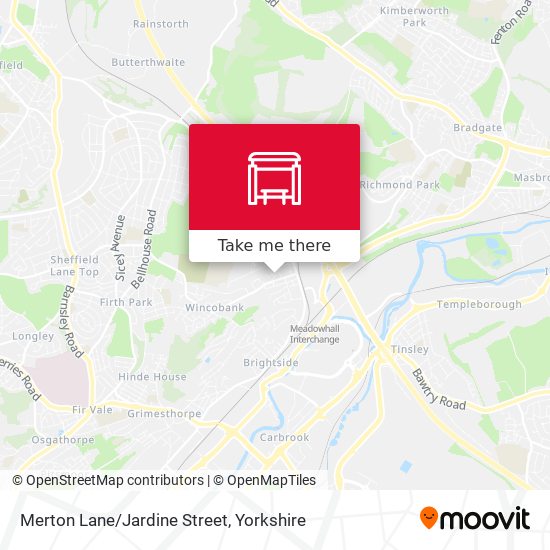 Merton Lane/Jardine Street map