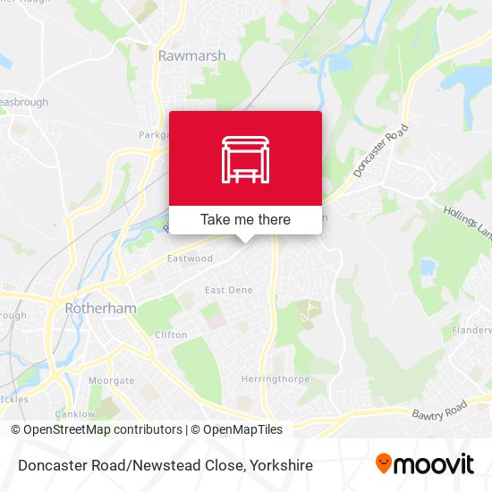 Doncaster Road/Newstead Close map